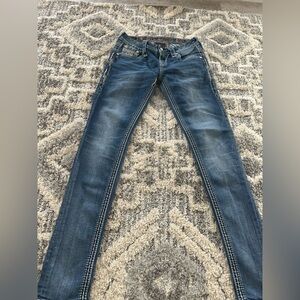 Rock Revival Blue Skinny Jeans